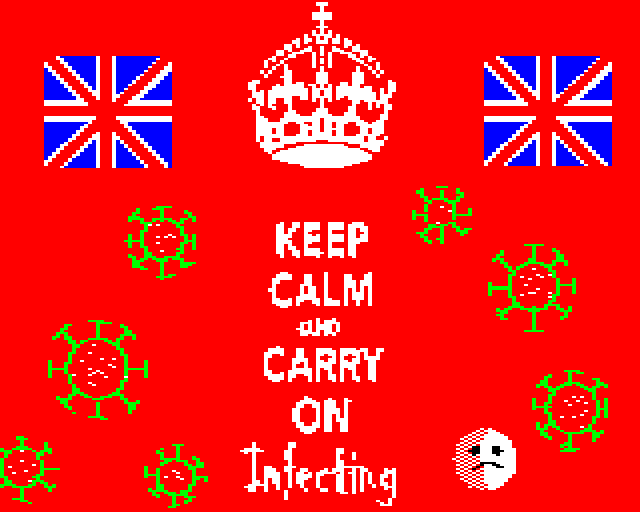 Keep Calm And Carry On Infecting by Plippybixel